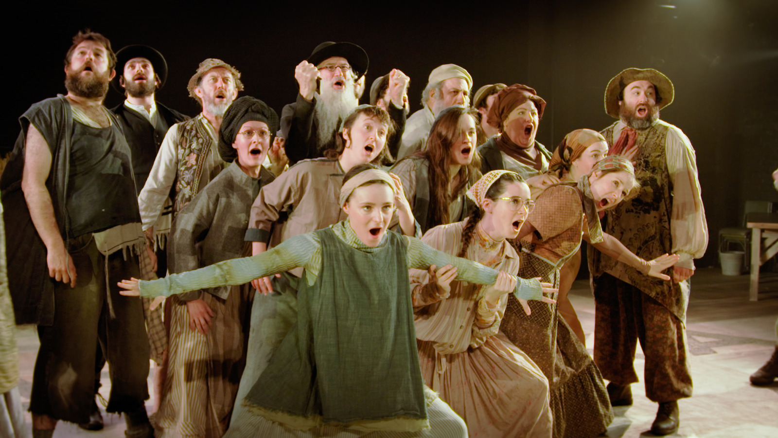 Fiddler on the Roof, theatre trailer for Studio Twenty. Colour grade by Anibal Castaño, Grade by Humans (still 3)
