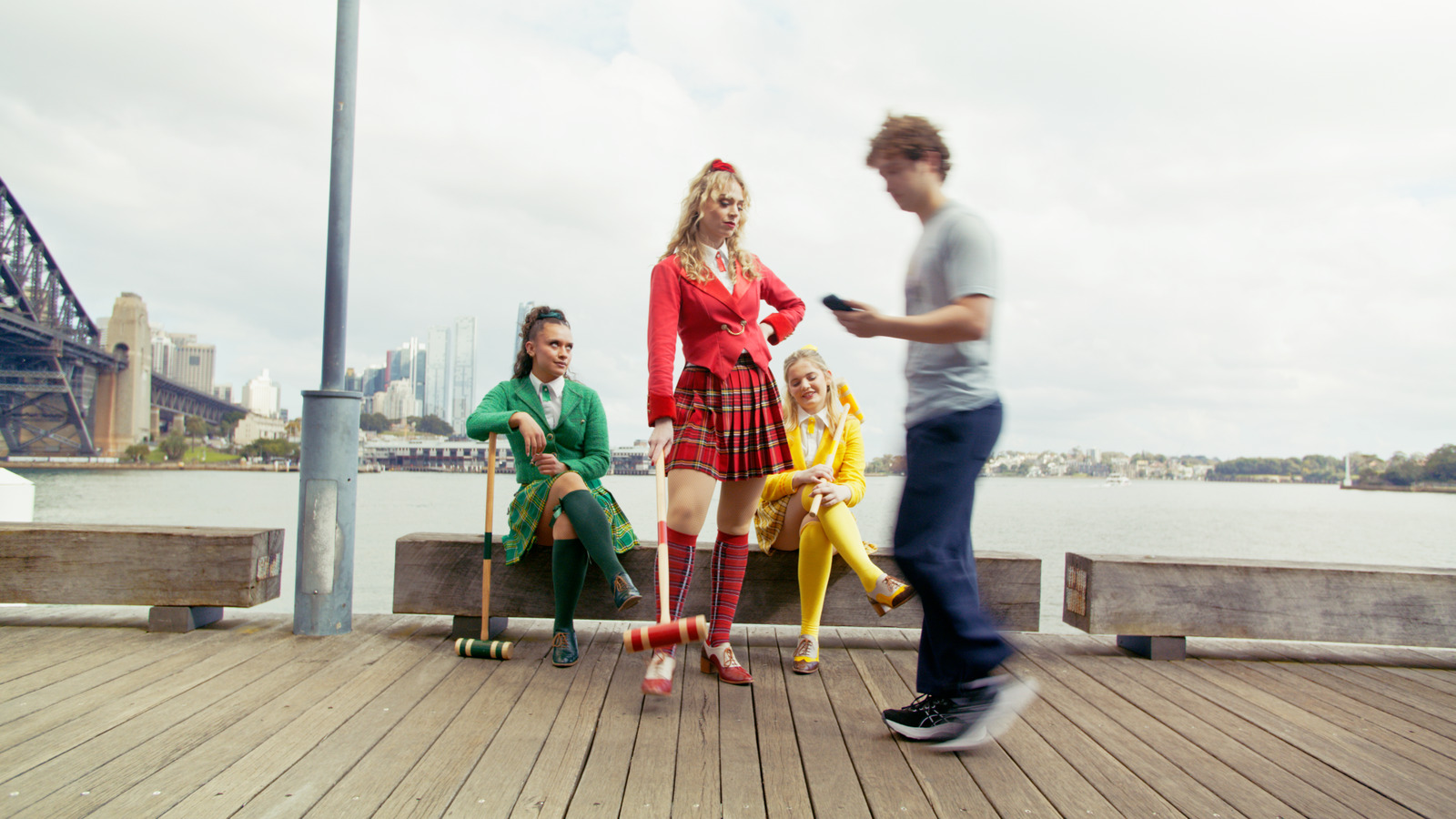 Heathers, theatre trailer for Studio Twenty. Colour grade by Anibal Castaño, Grade by Humans (still 1)