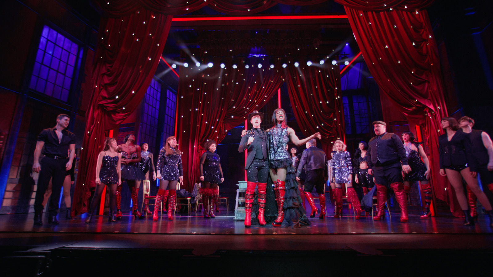 Kinky Boots, theatre trailer for Studio Twenty. Colour grade by Anibal Castaño, Grade by Humans (still 3)