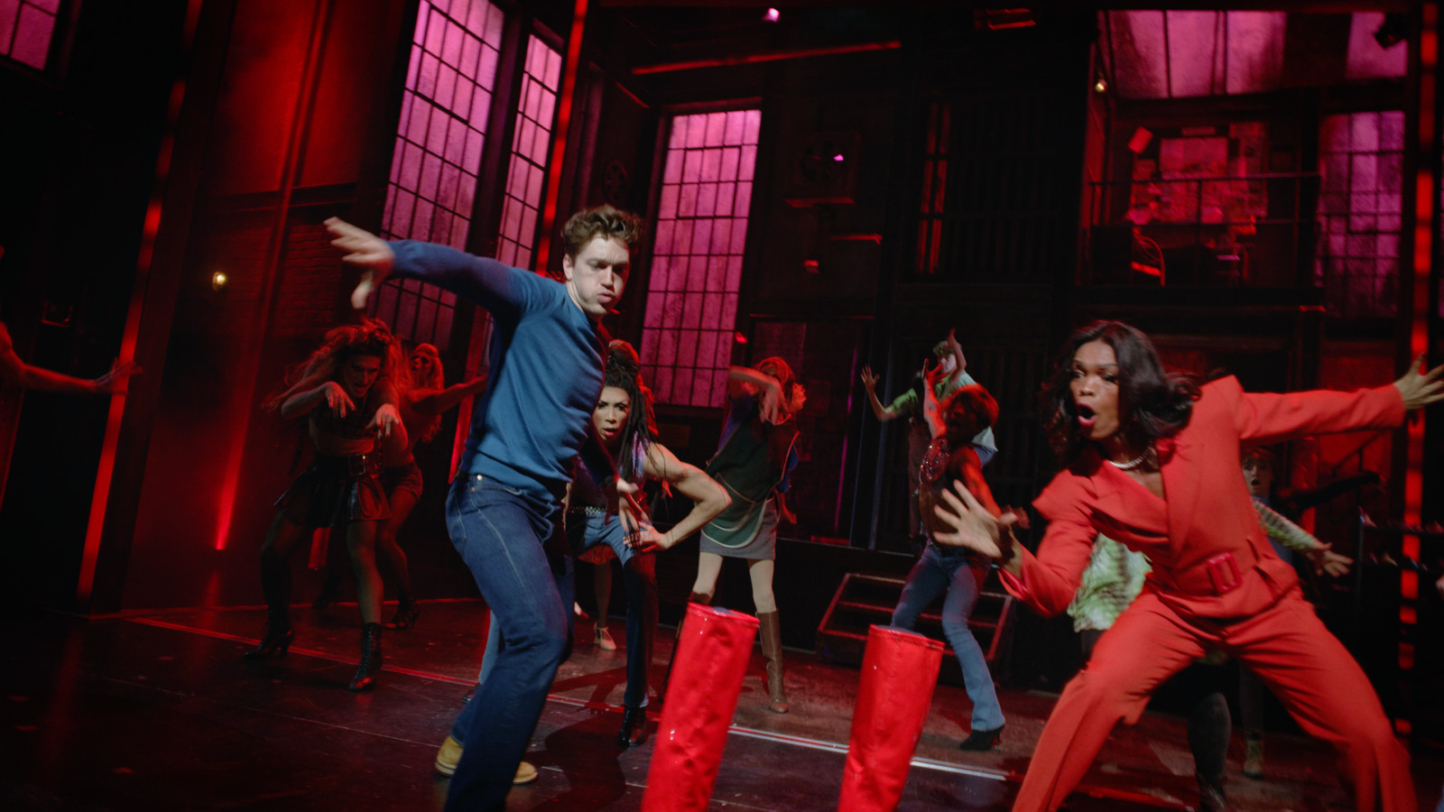 Kinky Boots, theatre trailer for Studio Twenty. Colour grade by Anibal Castaño, Grade by Humans (still 6)