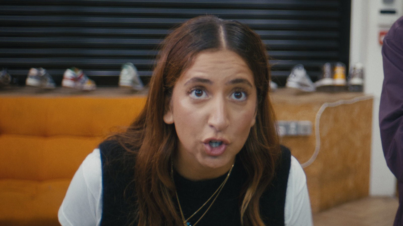 Meta × London Sneaker Club, commercial directed by Basma Khalifa. Colour grade by Anibal Castaño, Grade by Humans (still 18)