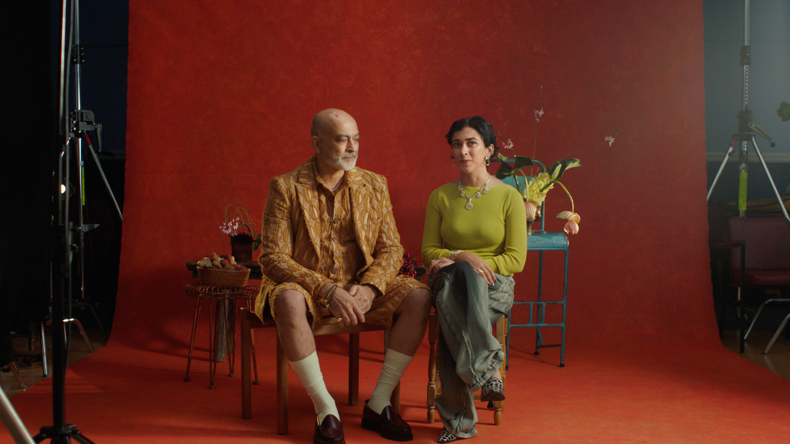 Tami Aftab & Tony, commercial directed by Emily McDonald for British Vogue × Pandora. Colour grade by Anibal Castaño, Grade by Humans (still 9)