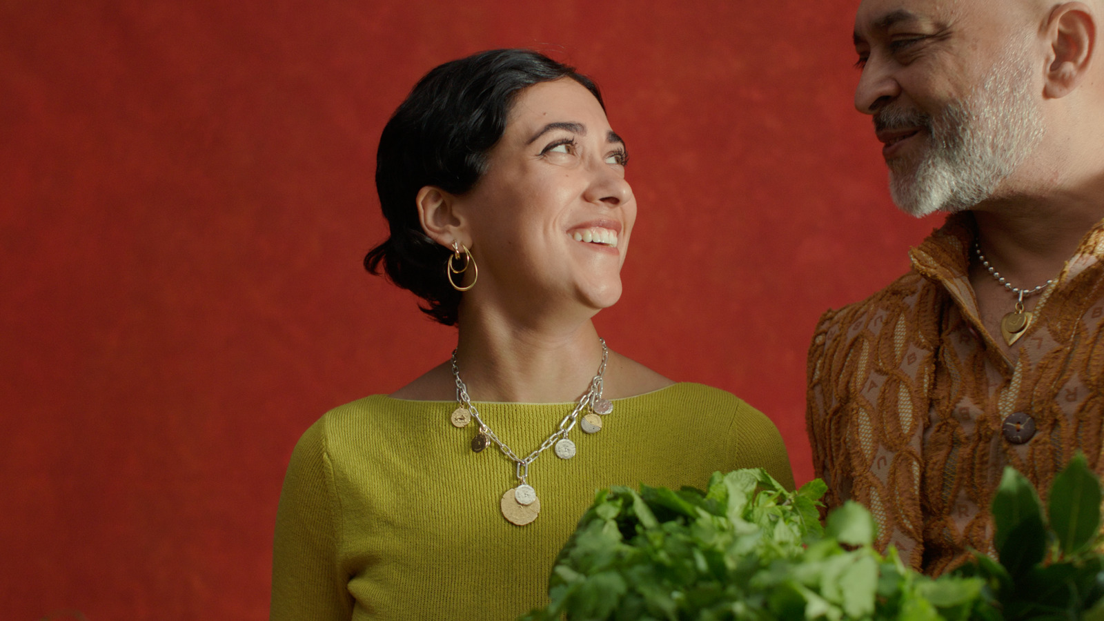 Tami Aftab & Tony, commercial directed by Emily McDonald for British Vogue × Pandora. Colour grade by Anibal Castaño, Grade by Humans (still 10)