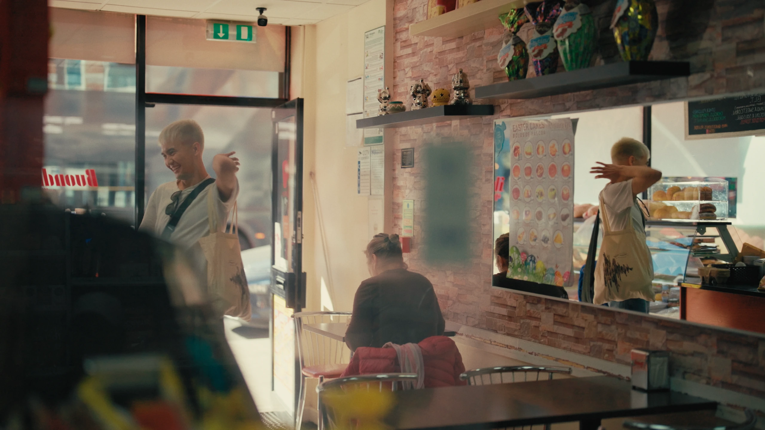Nurbolot for Pink Noise and Rainbow Migration. Cinematography by Anibal Castaño, still 12
