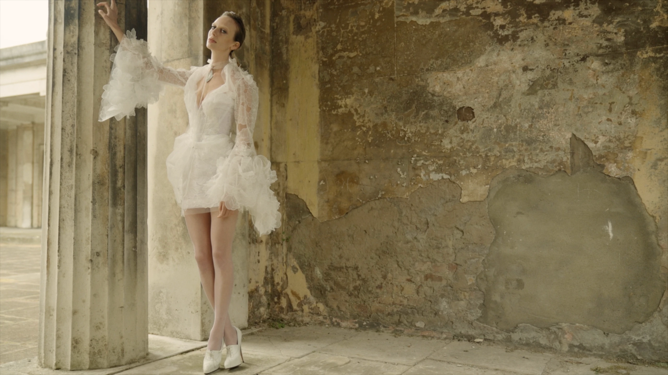 Vivienne Westwood — Bridals 2025 Couture, fashion campaign. Cinematography by Anibal Castaño, still 8