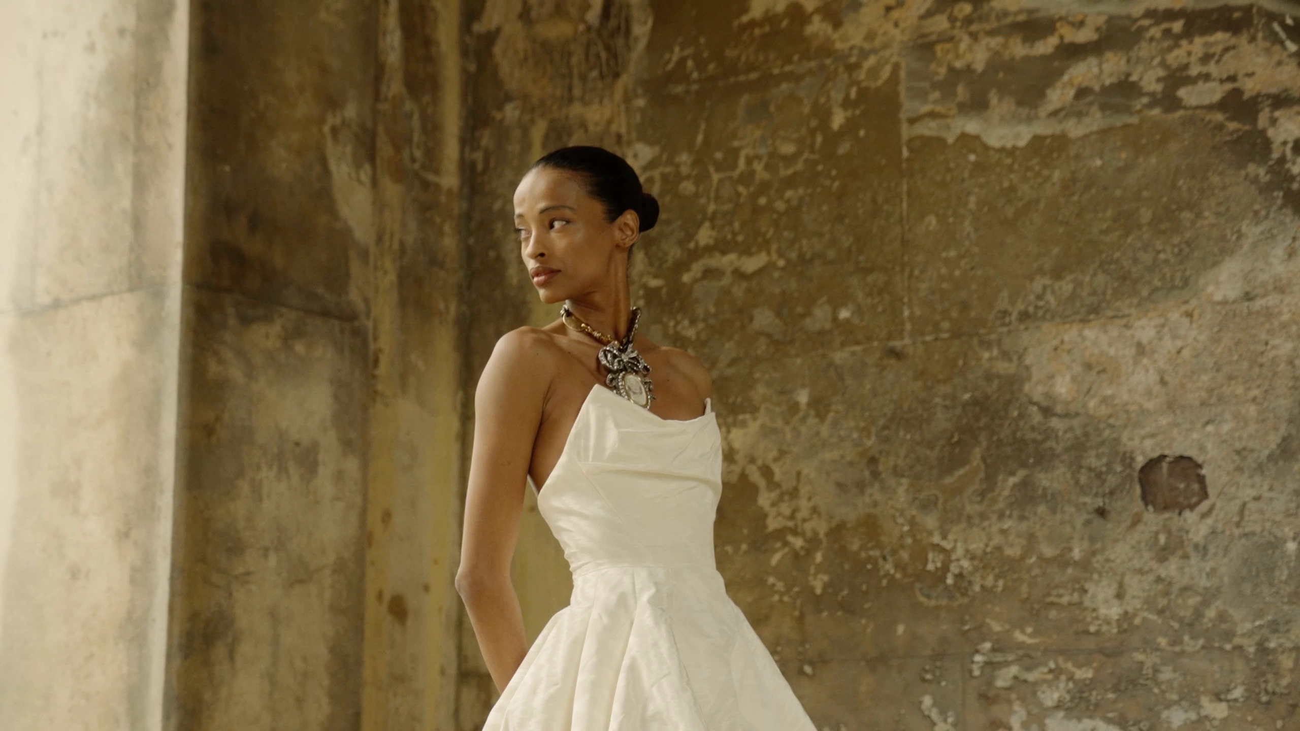 Vivienne Westwood — Bridals 2025 MTO, fashion campaign. Cinematography by Anibal Castaño, still 9