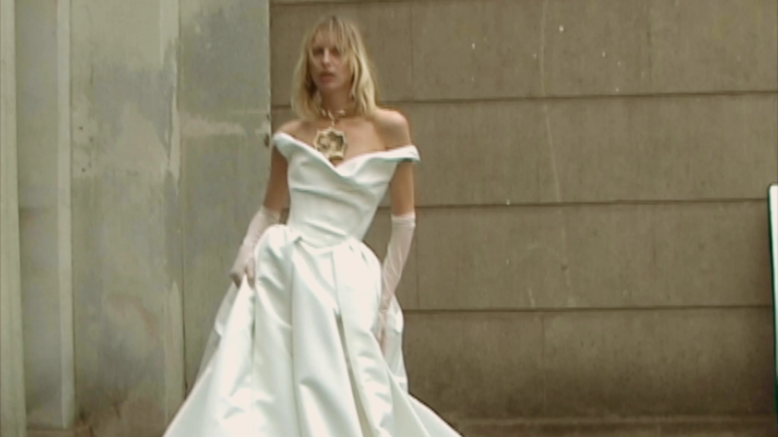 Vivienne Westwood — Bridals 2025 MTO, fashion campaign. Cinematography by Anibal Castaño, still 4