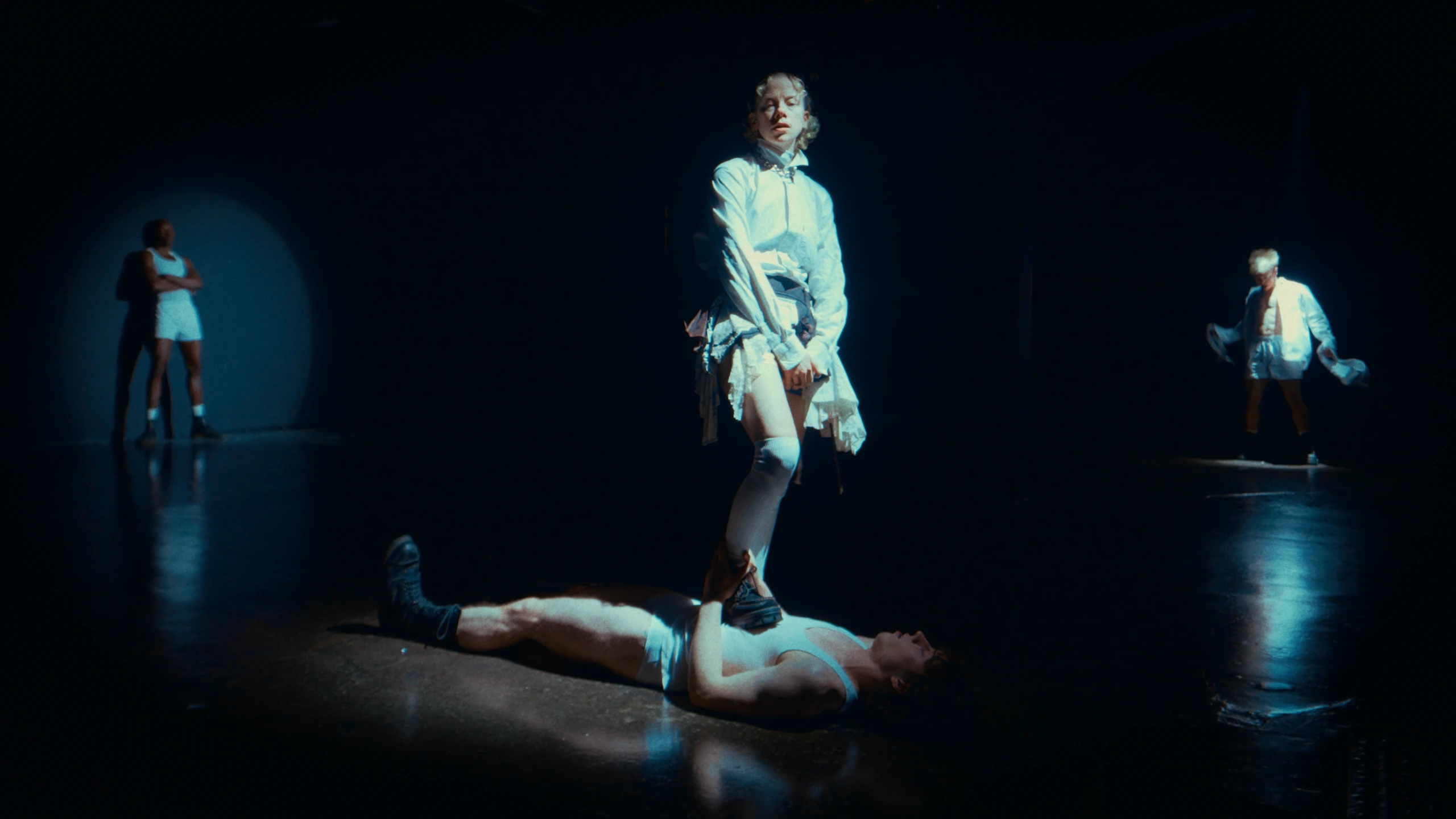 Yo Homo — The Irrepressibles, music video directed by Joseph Wilson. Cinematography by Anibal Castaño, still 2